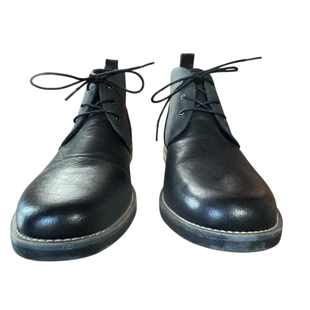 Robert Wayne Size 12 D Black “Minos 2” Lace Up Chukka Boots